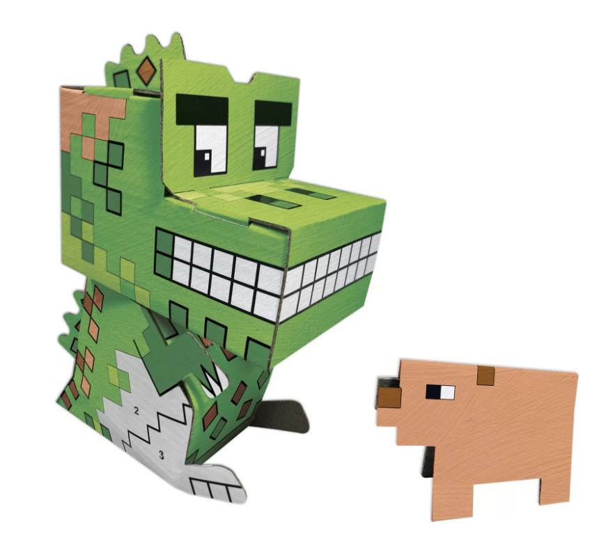 Figurka 3D malowanie po numerach Game Smok Kidea Derform